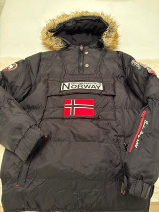 Chaqueta Geographical Norway Negra Talla S