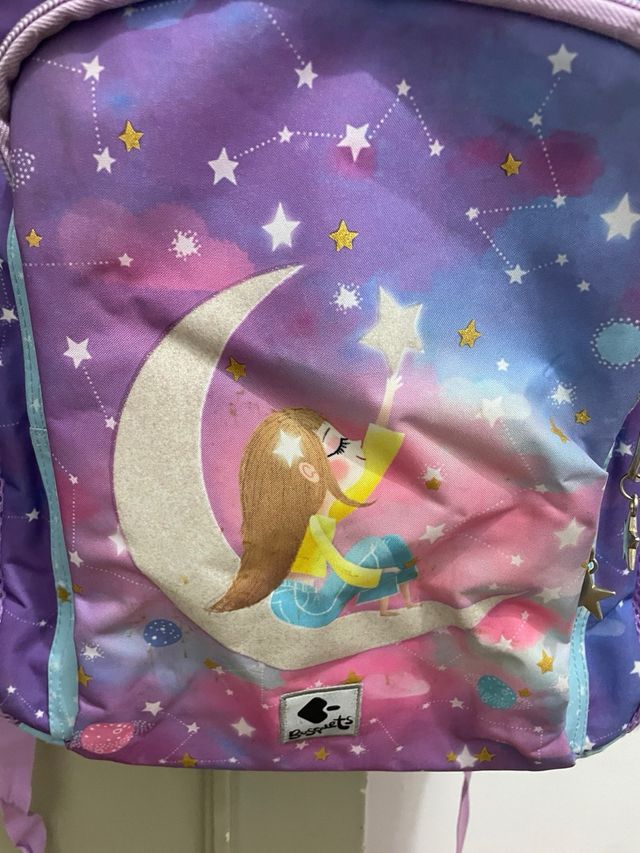 Mochila escolar Busquets estrellas y luna