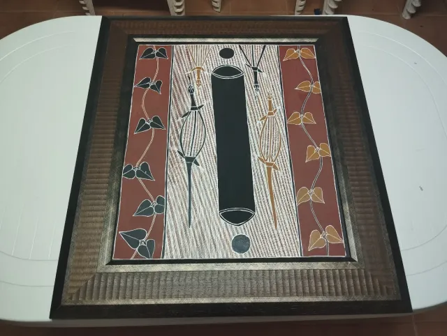 Cuadro Australiano 80x70