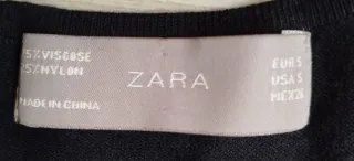 Vestido Zara Negro Talla S