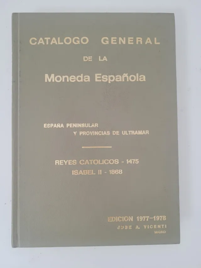 Catálogo Moneda Española 1977-1978