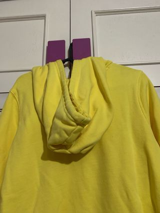 Sudadera Adidas Amarilla con capucha