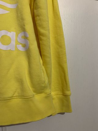 Sudadera Adidas Amarilla con capucha