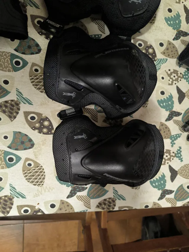 Conjunto coderas, rodilleras y muñequeras