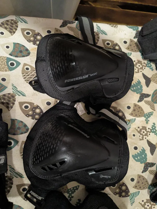 Conjunto coderas, rodilleras y muñequeras