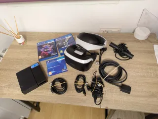 PS4 Pro + 2 mandos + Gafas VR + Cámara + 3 Juegos