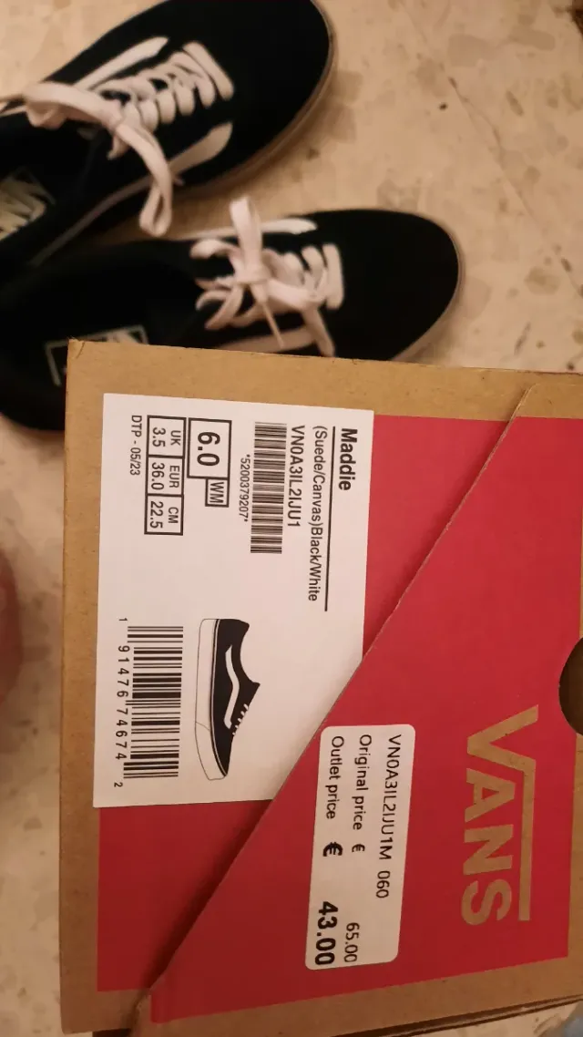 Zapatillas Vans Negras Talla 36