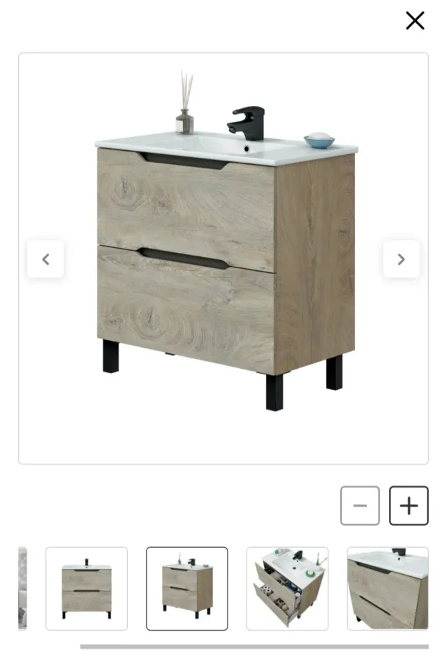 Mueble baño roble leroy nuevo (LEER DESCRIPCIÓN