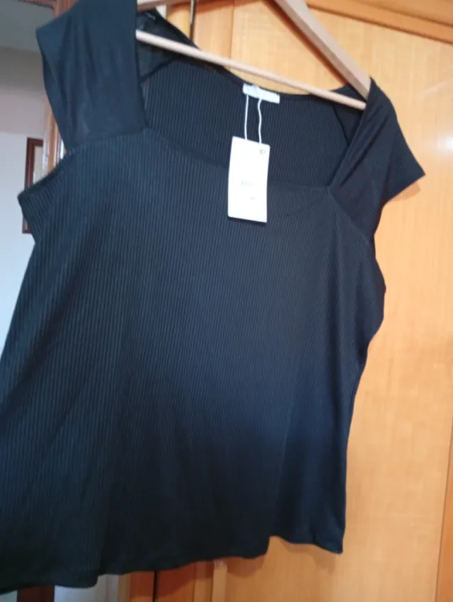 Blusa negra talla XXL