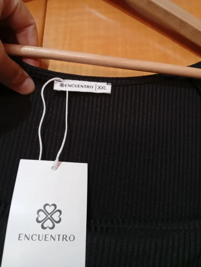 Blusa negra talla XXL