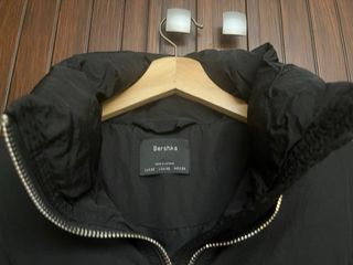 Chaqueta acolchada negra adolescente