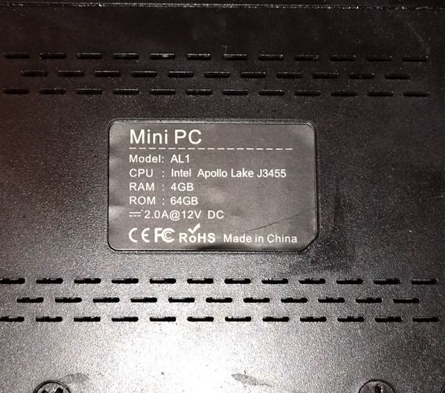 Mini PC Intel Portátil