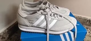 Adidas SL 72 Talla 41 1/3 Gris Blanco