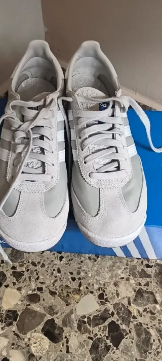 Adidas SL 72 Talla 41 1/3 Gris Blanco