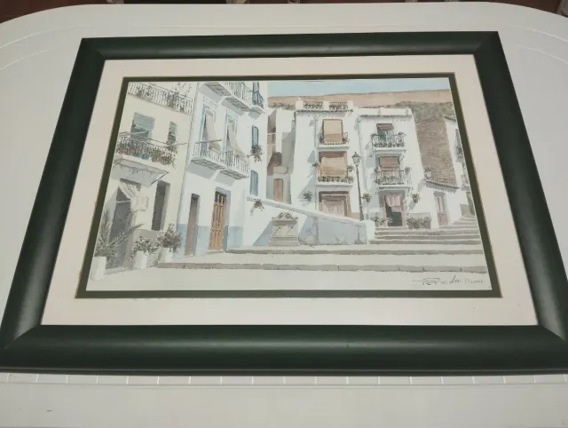 Cuadro Barrio Santa Cruz Alicante