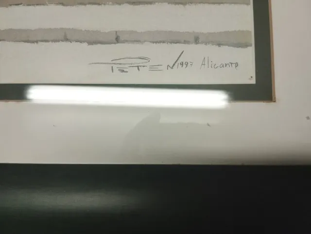 Cuadro Barrio Santa Cruz Alicante