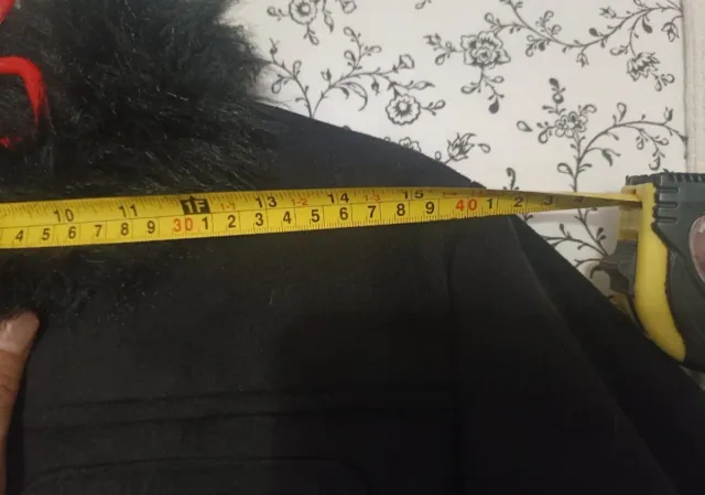 Abrigo ante Mango negro