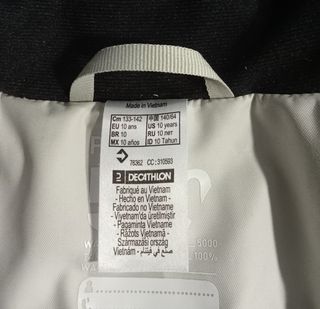 Plumífero esquí infantil Wed'ze 580