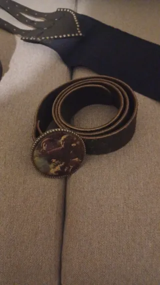 Cintura donna con fibbia decorata