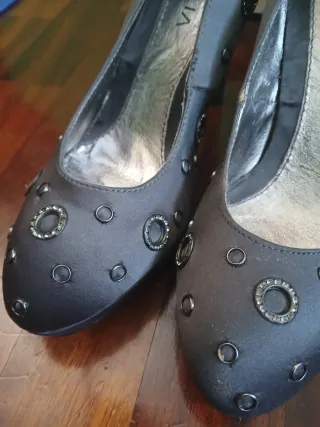 Scarpe donna eleganti grigio/argento