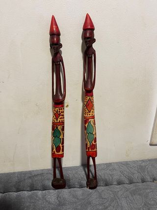 Pareja Tallas Madera Africanas