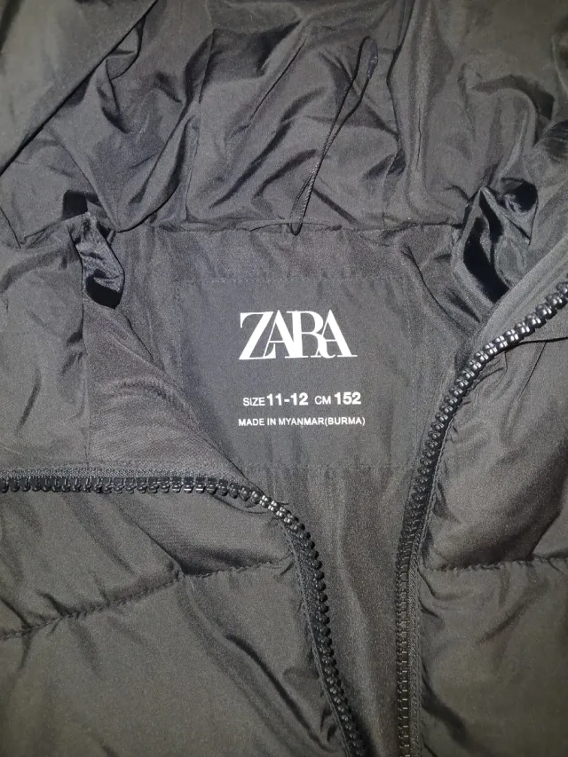 Casaco Zara Preto Tamanho 11-12