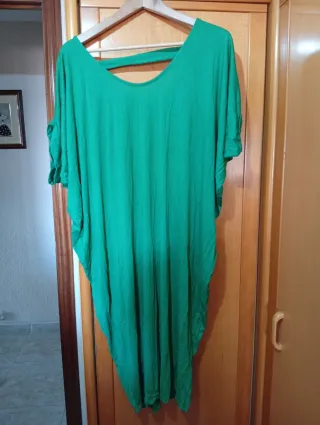 Vestido verde talla única