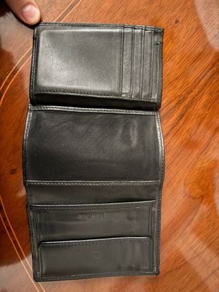 Cartera Calvin Klein Negra Cuero