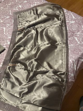 Falda de ante marrón