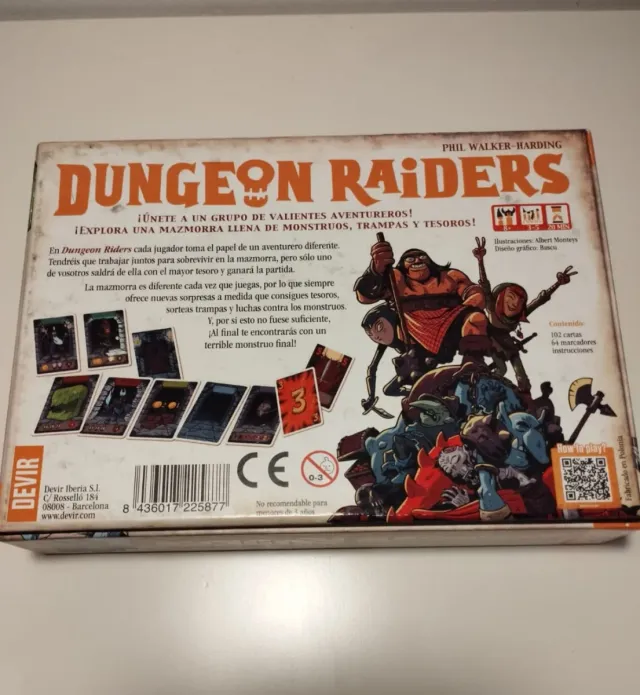 Juego de mesa Dungeon Raiders