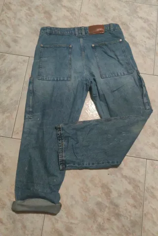 Jeans Cargo Zara Uomo Vintage Workwear