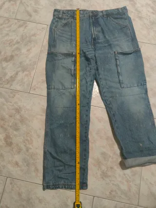 Jeans Cargo Zara Uomo Vintage Workwear