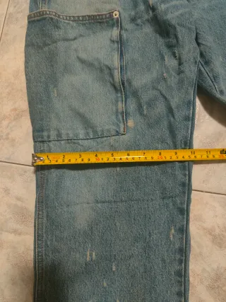 Jeans Cargo Zara Uomo Vintage Workwear