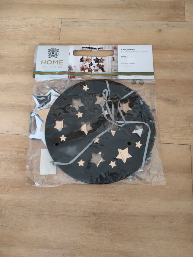 Calendario Adviento Estrellas Colgante