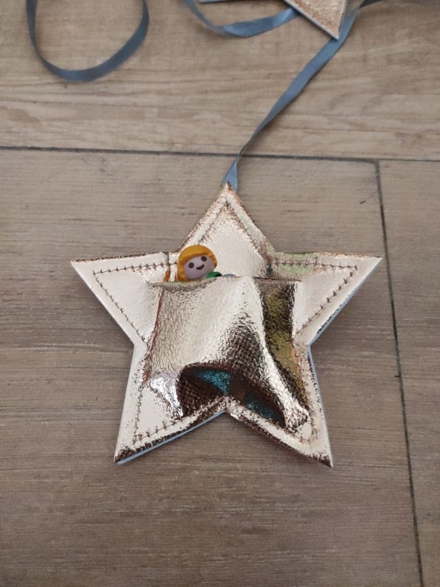 Calendario Adviento Estrellas Colgante