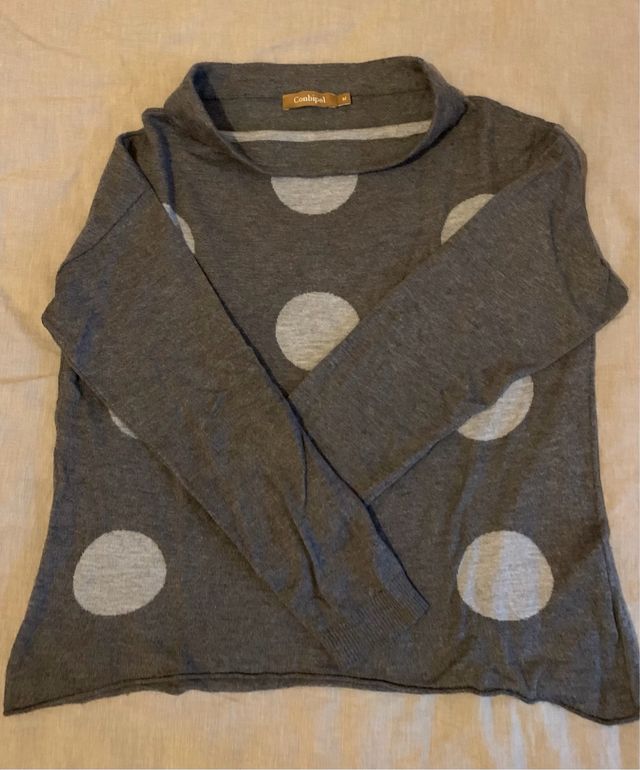 Maglia donna Conbipel pois grigio taglia M