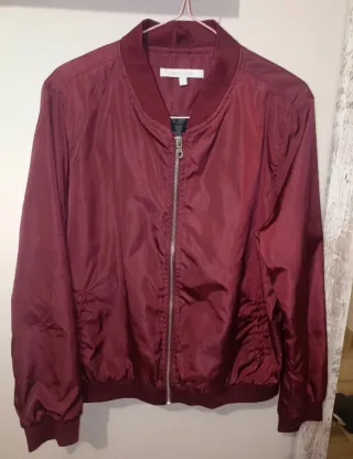 Chaqueta bomber granate