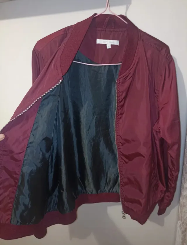 Chaqueta bomber granate