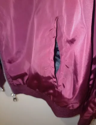 Chaqueta bomber granate