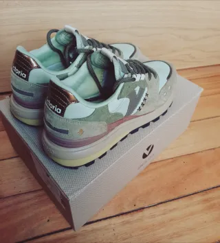 Victoria Basket Luna Nylon y Serraje