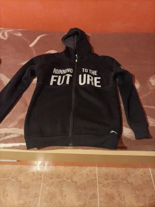 Chaqueta Sudadera Slazenger Negra talla 14