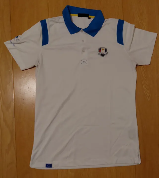 Polo Golf Ryder Cup Blanco y Azul