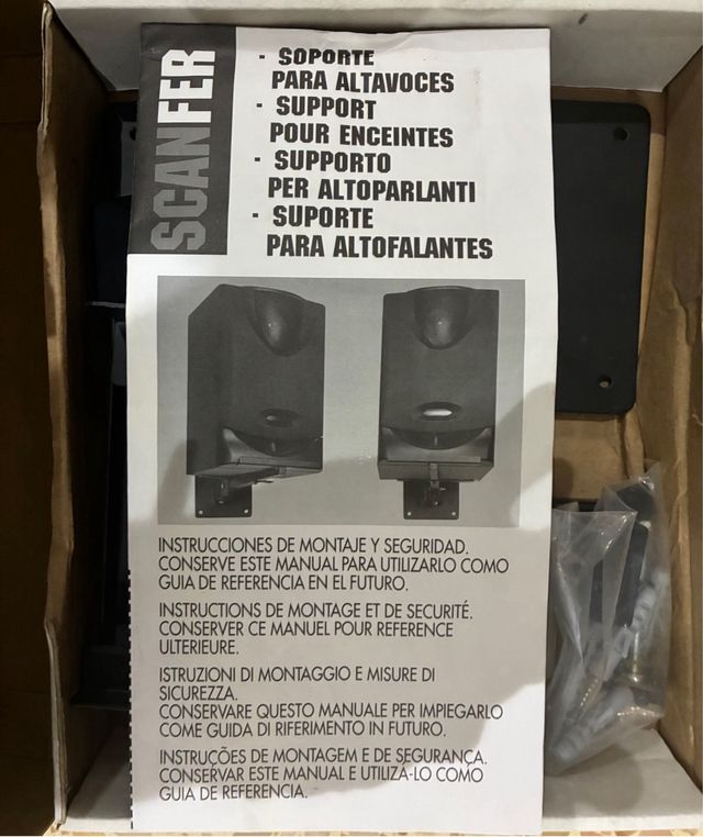 Soportes Altavoces SCANFER Orientables (2 uds)