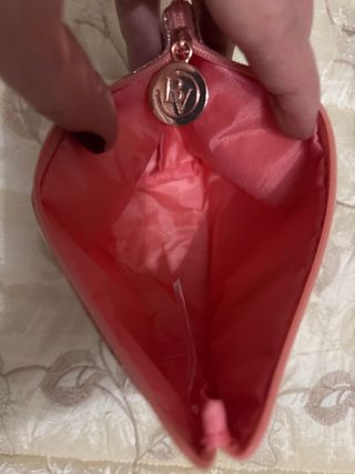 Pochette Bottega Verde Glitter Rosa