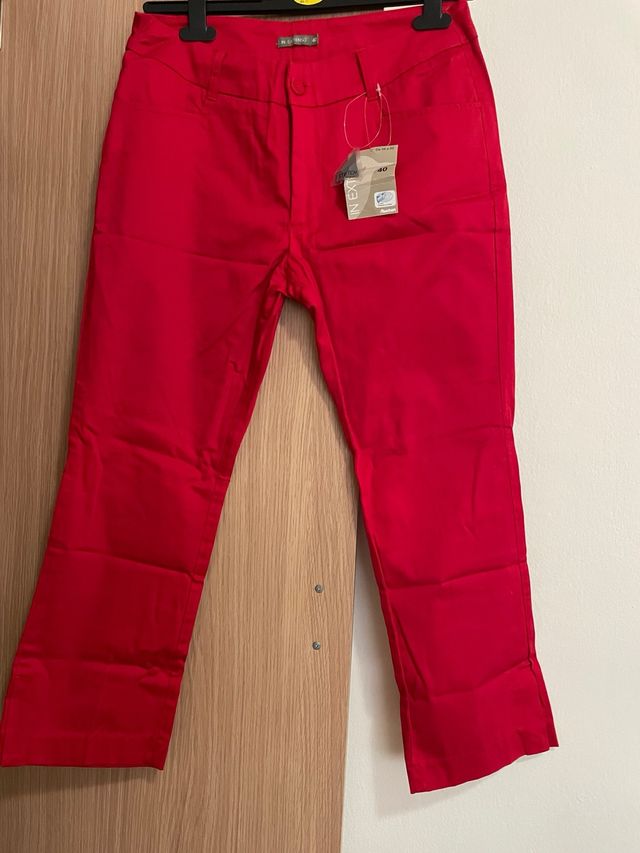 Pantalón Next Rojo Talla L / 40