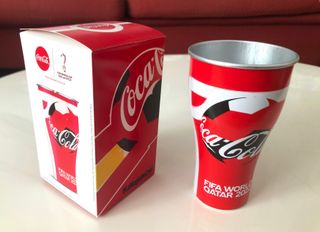 Lote 4 articoli promozionali Coca-Cola