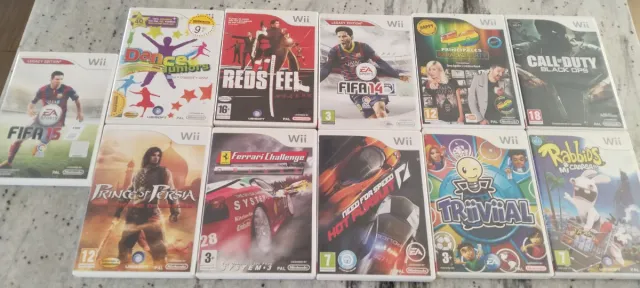 Pack 11 Juegos Wii: FIFA, Call of Duty, Rabbids...