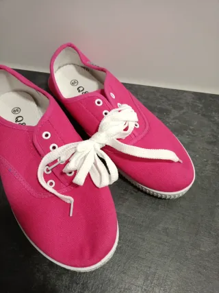 Zapatillas playeras rosas sin estrenar Talla 38