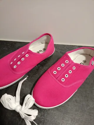 Zapatillas playeras rosas sin estrenar Talla 38