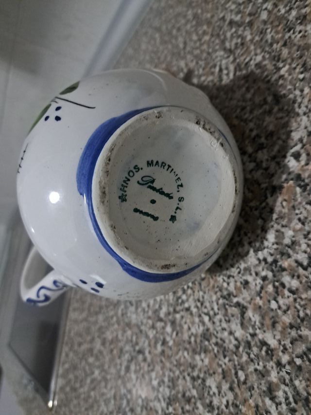 Annaffiatoio in ceramica Talavera fiori